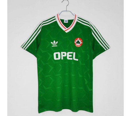 Ireland 1990 World Cup Home Green Soccer Jersey